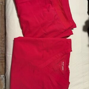 Red Women's Pants by Mandala